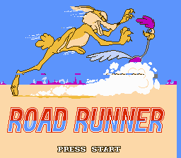 Road Runner (Homebrew) — Title screen